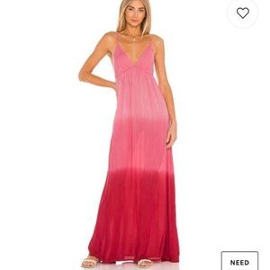 Summer ombré pink maxi dress revolve